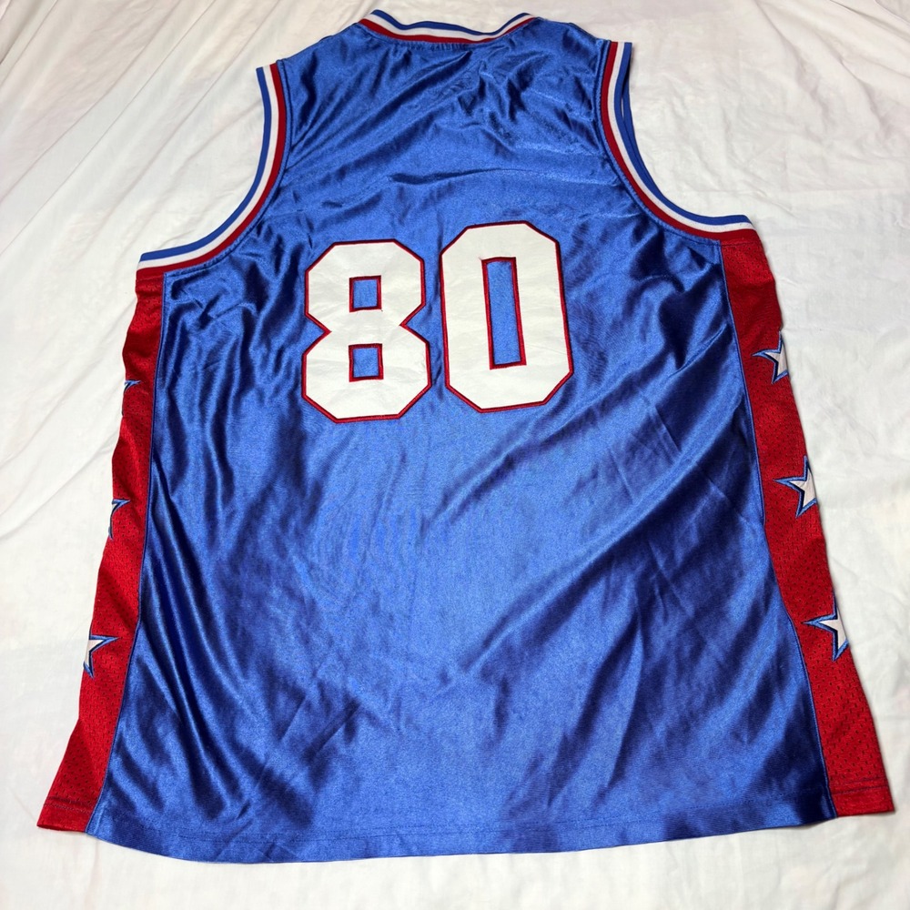 SCX Extreme XT Athletics New York‎ 80 Basketball Jersey Blue Red Mens 2X Vintage - Picture 3 of 8